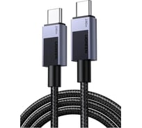 Кабель Ugreen L513 Type C 2.0 Male To Type C 2.0 Male Charging/Data Cable_240W Max, 2м, черный 45068_
