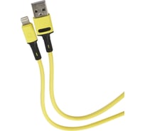 Дата-Кабель USAMS US-SJ434 U52 - Lightning (1 м), желтый (SJ434USB03) УТ000021869