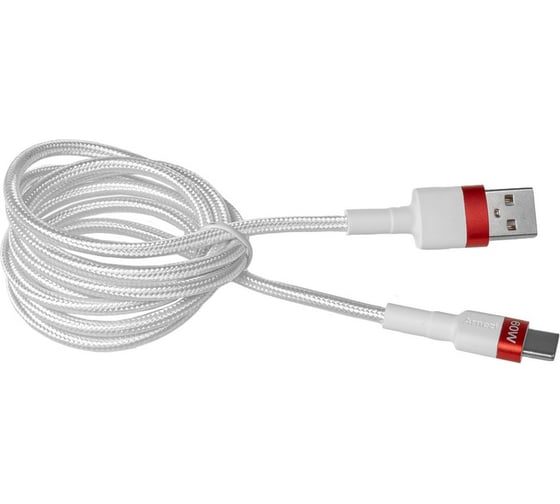 Дата-кабель Arnezi Usb A - Type C (1.2м, 3A, 60W) быстрая зарядка, в оплетке A0605040
