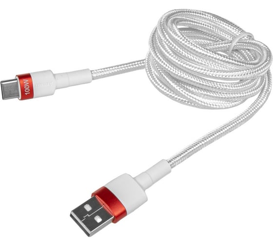 Дата-кабель Arnezi Usb A - Type C (1.2м, 5A, 100W) быстрая зарядка, в оплетке A0605039