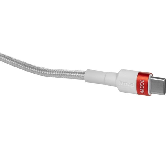 Дата-кабель Arnezi Usb A - Type C (1.2м, 5A, 100W) быстрая зарядка, в оплетке A0605039
