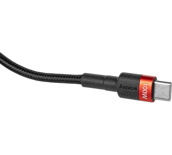 Дата-кабель Arnezi Type C - Type C (1.2м, 5A, 100W) быстрая зарядка, в оплетке A0605041