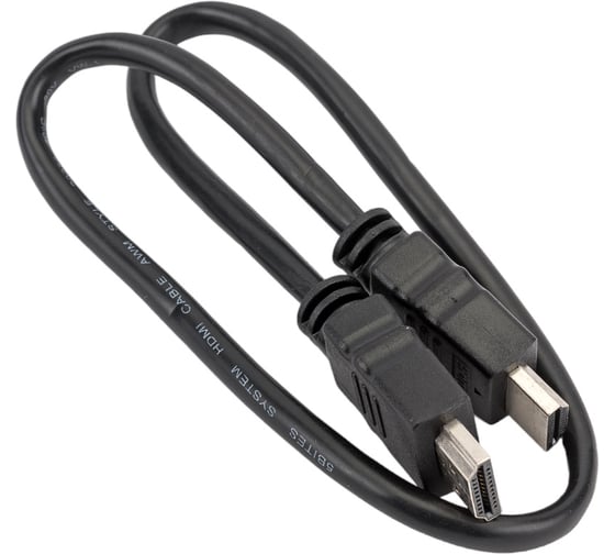 Кабель 5bites HDMI M- HDMI M V1.4B, высокоскоростной, ETHERNET, 3D, 0.5м APC-005-005