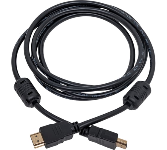 Кабель 5bites HDMI M - HDMI M V2.0, 4K HIGH SPEED FERRITES ETHERNET 3D, 2м APC-200-020F