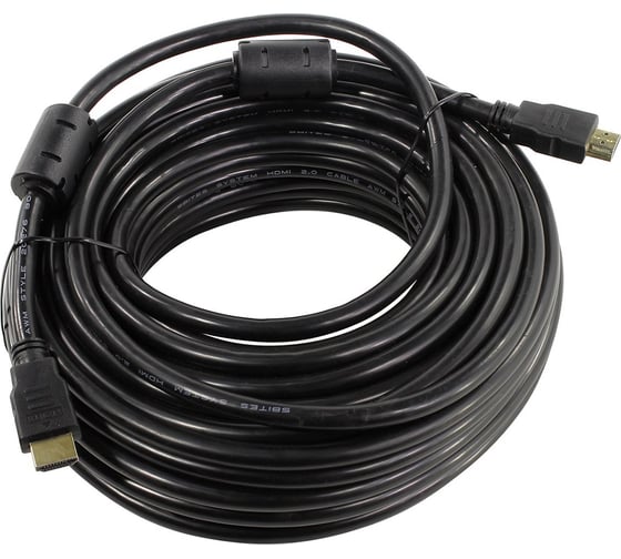 Кабель 5bites HDMI M - HDMI M V2.0 4K HIGH SPEED FERRITES ETHERNET 3D 20м APC-200-200F