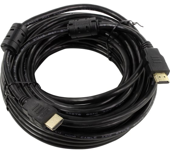Кабель 5bites HDMI M - HDMI M V2.0 4K HIGH SPEED FERRITES ETHERNET 3D 10м APC-200-100F 1