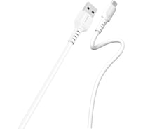 Кабель для зарядки и передачи данных SMARTBUY S33 MicroUSB белый, 4 А, мощь, TPE, 1 м iK-12-S33w