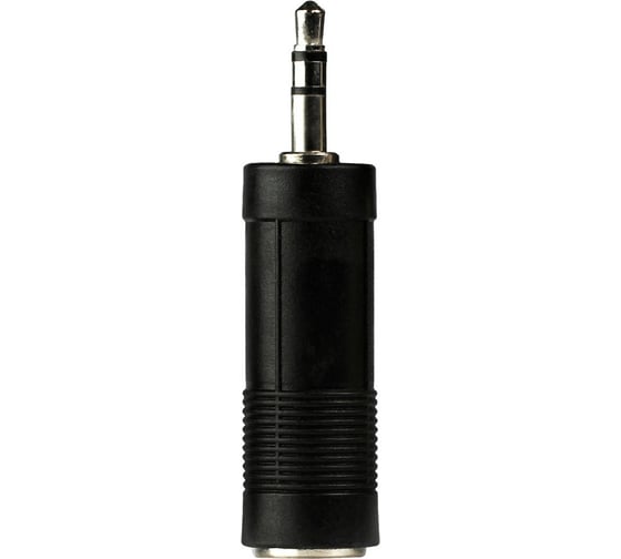 Адаптер-переходник Smartbuy Jack 6.3 мм F х Jack 3.5 мм M 2 канала 200 A203