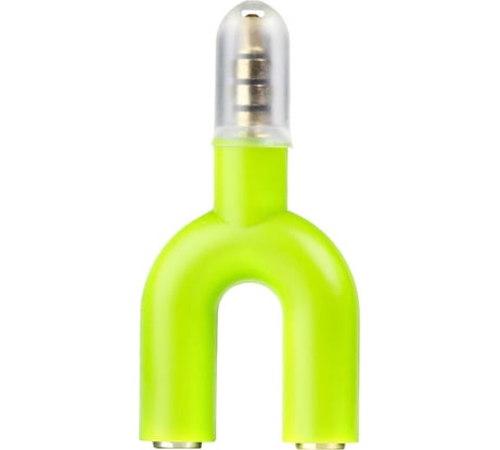 Адаптер для наушников Smartbuy 2x3.5 мм F наушники + микрофон 3.5 мм M гарнитура тип Y, Мультицвет/100 A217