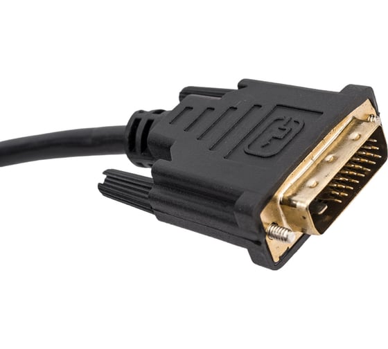 Кабель HDMI M - DVI M 24+1 5bites Dual Link ферритовые кольца, позолоченные контакты 2м APC-073-020