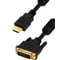 Кабель HDMI M - DVI M 24+1 5bites Dual Link ферритовые кольца, позолоченные контакты 2м APC-073-020 1