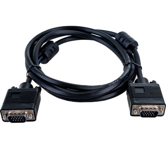 Сигнальный кабель VGA M- VGA M 5bites ферритовые кольца, 1.8м APC-133-018