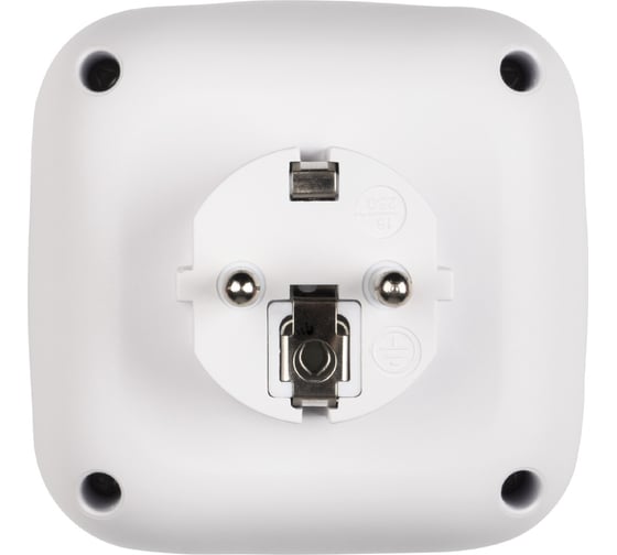Разветвитель с заземлением Jаzzway 16А AC-3UGS-wh 3 розетки/3 USB выхода, защитные шторки, выключатель с подсветкой 5060630