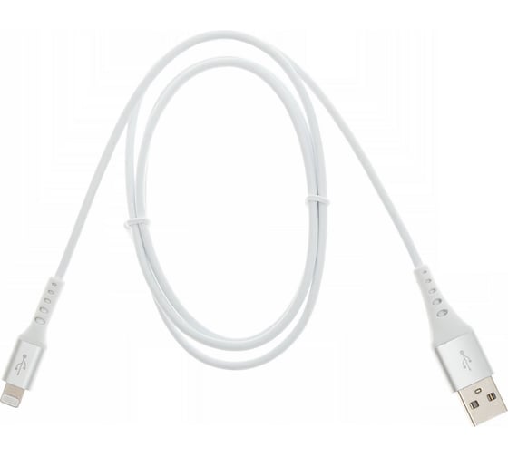 Кабель CACTUS CS-LG.USB.A-1 USB (m)-Lightning (m) 1м белый блистер 1723677