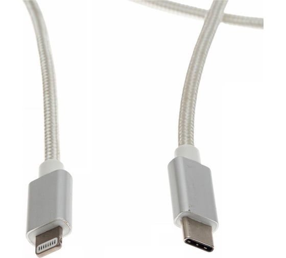 Кабель CACTUS CS-LG.USB.C-1 USB Type-C (m)-Lightning (m) 1м белый блистер 1723685