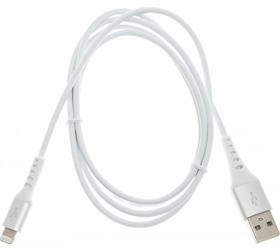 Кабель CACTUS CS-LG.USB.A-1.2 USB (m)-Lightning (m) 1.2м белый блистер 1723680