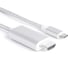 Шнур Atom Evolution USB Type-C 3.1 - HDMI, 1,8 м, штекер/штекер, 4К, 30Гц, серебряный, 31004 2
