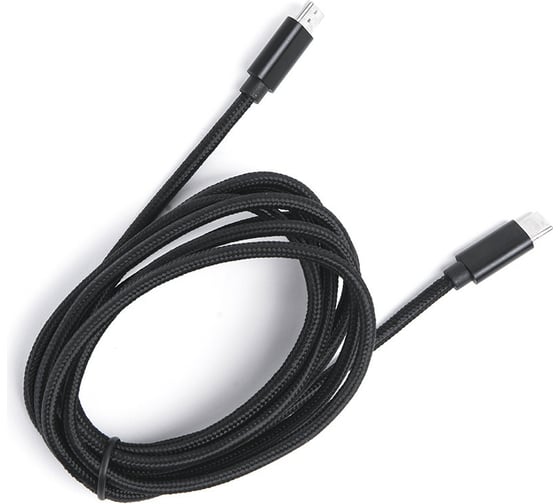 Шнур Atom Evolution USB Type-C 3.1 - USB Type-C 3.1, 1,8 м, штекер/штекер, черный, 31030 1