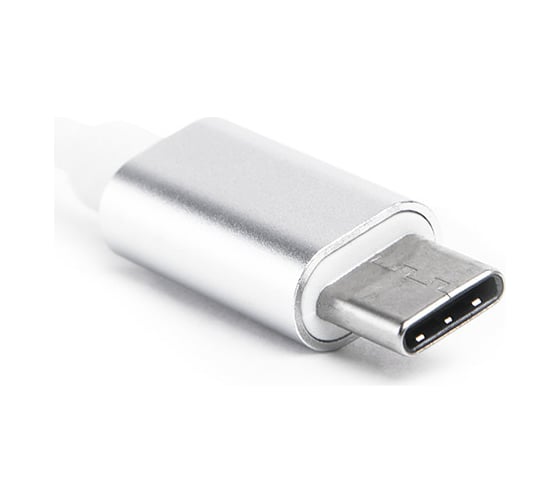 Переходник Atom Evolution USB Type-C 3.1 - Micro SD/TF, 0,15 м, штекер/гнездо, серебряный, 31052