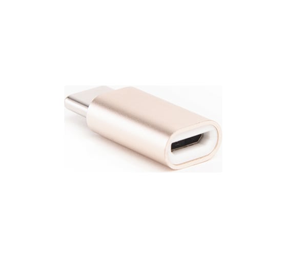 Переходник Atom Evolution USB Type-C 3.1 - USB B micro, штекер/гнездо, золотой, 31047