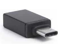 Переходник Atom Evolution USB Type-C 3.1 - USB А 3.0, штекер/гнездо, черный, 31045