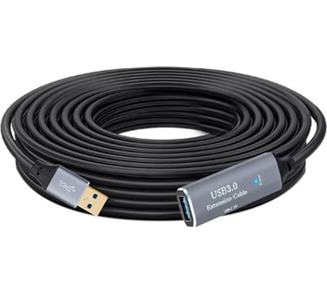 Удлинитель активный PALMEXX USB3.0(m)-USB3.0(f), питание USB-C(f) 5V, 5 метров PX/EXT-USB30-5M