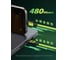Кабель UGREEN USB-C на USB-C версия Genshin Impact 2.0 Male 5A Data Cable 1M - Green 45063GI 2