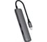 USB-адаптер SATECHI Slim Aluminum Type-C Multi-Port Adapter with Type-C Charging Port. Интерфейс USB-C. Порты USB Type-C, 2хUSB 3.0, 4K HDMI, серый космос. ST-CMAM 1