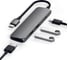 USB-адаптер SATECHI Slim Aluminum Type-C Multi-Port Adapter with Type-C Charging Port. Интерфейс USB-C. Порты USB Type-C, 2хUSB 3.0, 4K HDMI, серый космос. ST-CMAM 2