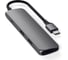USB-адаптер SATECHI Slim Aluminum Type-C Multi-Port Adapter with Type-C Charging Port. Интерфейс USB-C. Порты USB Type-C, 2хUSB 3.0, 4K HDMI, серый космос. ST-CMAM 4