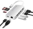 USB-концентратор SATECHI Aluminum Multi-Port Adapter V2. Интерфейс USB-C. 3 порта USB 3.0, 1 порт 4K HDMI, 1 порт Ethernet RJ-45, SD/micro-SD кардридер, серебряный ST-TCMA2S 6