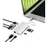 USB-концентратор SATECHI Aluminum Multi-Port Adapter V2. Интерфейс USB-C. 3 порта USB 3.0, 1 порт 4K HDMI, 1 порт Ethernet RJ-45, SD/micro-SD кардридер, серебряный ST-TCMA2S 8