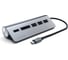USB-концентратор SATECHI Type-C USB Hub х Micro/SD Card Reader. Интерфейс USB-C. 3 порта USB 3.0, слоты для карты памяти, серый космос ST-TCHCRM 1