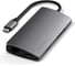 USB-концентратор SATECHI Aluminum Multi-Port Adapter V2. Интерфейс USB-C. 3 порта USB 3.0, 1 порт 4K HDMI, 1 порт Ethernet RJ-45, SD/micro-SD кардридер, серый космос ST-TCMA2M 1