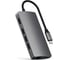 USB-концентратор SATECHI Aluminum Multi-Port Adapter V2. Интерфейс USB-C. 3 порта USB 3.0, 1 порт 4K HDMI, 1 порт Ethernet RJ-45, SD/micro-SD кардридер, серый космос ST-TCMA2M 2