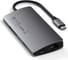 USB-концентратор SATECHI Aluminum Multi-Port Adapter V2. Интерфейс USB-C. 3 порта USB 3.0, 1 порт 4K HDMI, 1 порт Ethernet RJ-45, SD/micro-SD кардридер, серый космос ST-TCMA2M 4