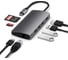 USB-концентратор SATECHI Aluminum Multi-Port Adapter V2. Интерфейс USB-C. 3 порта USB 3.0, 1 порт 4K HDMI, 1 порт Ethernet RJ-45, SD/micro-SD кардридер, серый космос ST-TCMA2M 7