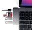 USB-хаб SATECHI Type-C USB 3.0 Passthrough Hub для Macbook 12. Порты: 1x USB-C, 2 x USB 3.0, SD, microSD, серый космос ST-TCUPM 5