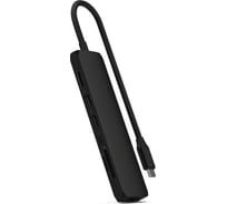 Адаптер SATECHI 7-in-1 1хUSB-Cх2xUSB-A3.2 Gen2хHDMI 4K-60HzхEthernet 1 GigabitхMicro/SD Card Reader Slim Multiport Adapter with Ethernet, черный ST-P7SK