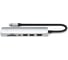Адаптер SATECHI 7-in-1 1хUSB-Cх2xUSB-A3.2 Gen2хHDMI 4K-60HzхEthernet 1 GigabitхMicro/SD Card Reader Slim Multiport Adapter with Ethernet, серебристый ST-P7SS 2