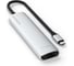 Адаптер SATECHI 7-in-1 1хUSB-Cх2xUSB-A3.2 Gen2хHDMI 4K-60HzхEthernet 1 GigabitхMicro/SD Card Reader Slim Multiport Adapter with Ethernet, серебристый ST-P7SS 3