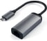 Адаптер SATECHI Type-C to Gigabit Ethernet. Поддержка 10/100/1000Mbps Ethernet, серый космос ST-TCENM 3