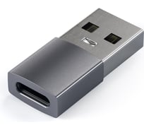 Адаптер SATECHI USB Type-A to Type-C, серый космос ST-TAUCM