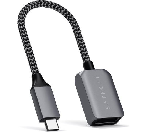 Кабель-адаптер SATECHI USB-C to USB 3.0, серый космос ST-UCATCM