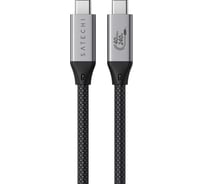 Кабель SATECHI USB4 Pro Cable. Длина: 1,2м, серый космос ST-YU4120M