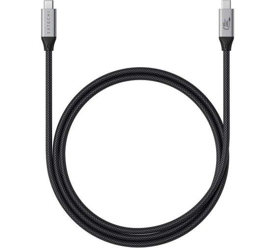 Кабель SATECHI USB4 Pro Cable. Длина: 1,2м, серый космос ST-YU4120M