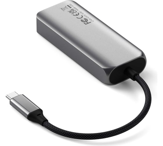 Хаб SATECHI 4-in-1 USB-C Hub With 2.5 Gigabit Ethernet&3хUSB-C, серый космос ST-H3C25EM
