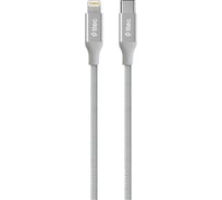 Кабель TTEC AlumiCable Type-C - Lightning Fast Charging Cable. Длина: 150 см. Цвет: серебряный 2DK41G