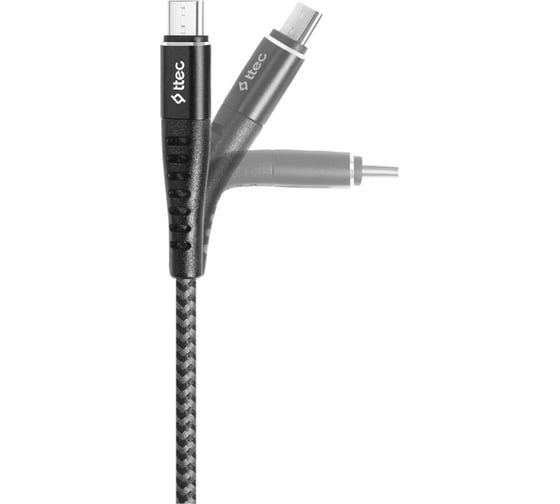 Кабель TTEC ExtremeCable Charge / Data Cable Micro USB. Длина: 150 см. Цвет: черный 2DKX03MS