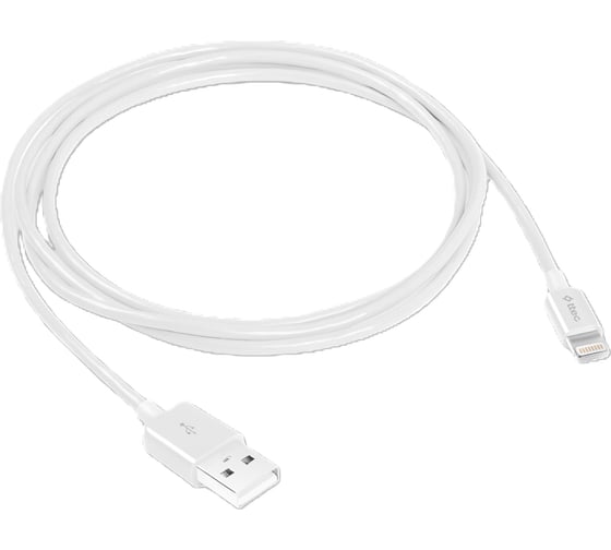 Кабель TTEC Lightning USB Charge/Data Cable. Длина: 120 см. Цвет: белый 2DKM01B